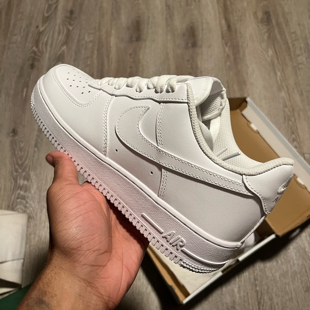 Nike Men's All-White Air Force One Sneakers